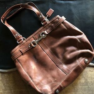 Coach Nancy Leather Tote